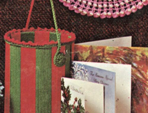Christmas Craft: Christmas Card Caddy
