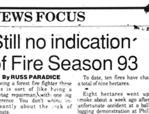 It’s All There in Black and White: British Columbia Wildfires in 1993
